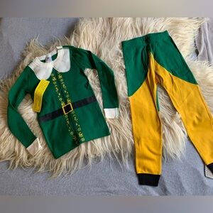Kids Size 4 Organic Cotton Hannah Andersson Holiday Pajama Set BNWT